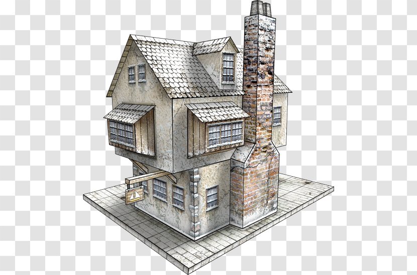 Paper Model Building Card Stock Tavern - Craft Transparent PNG