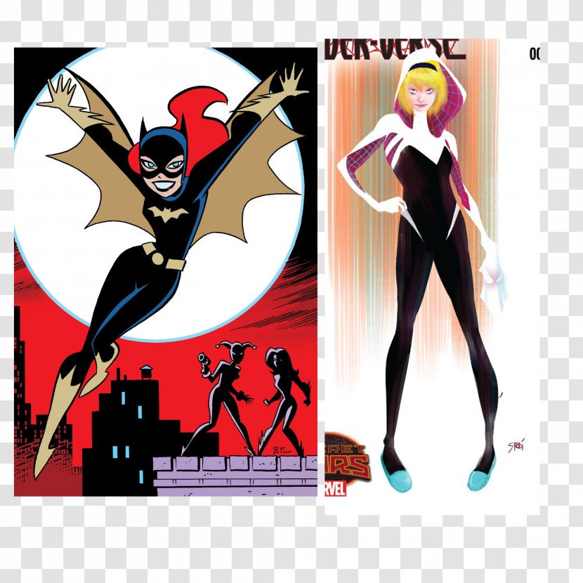 Batgirl Spider-Verse Spider-Man Barbara Gordon Spider-Woman (Gwen Stacy) Transparent PNG