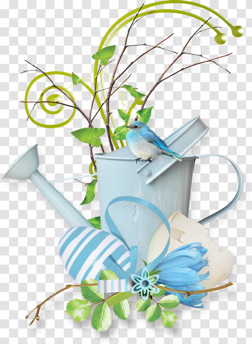 Easter Egg Background - Holiday - Perching Bird Morning Glory Transparent PNG