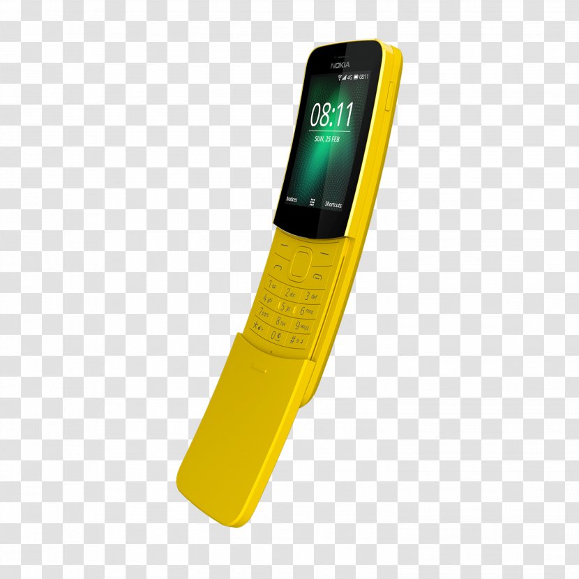 Nokia 8110 4G 3 Mobile World Congress - 8810 - Smartphone Transparent PNG