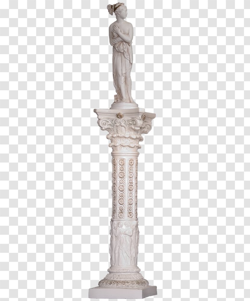 Statue Classical Sculpture Carving - Column - Rust-texture Transparent PNG