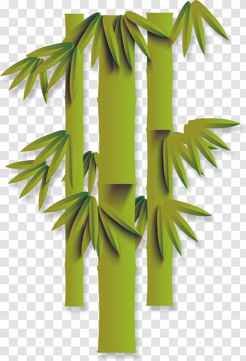 Bamboo Art - Color - Chinese Wind Transparent PNG