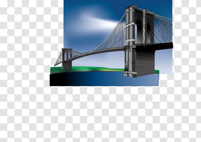 Brooklyn Bridge Clip Art - Bruklin Transparent PNG