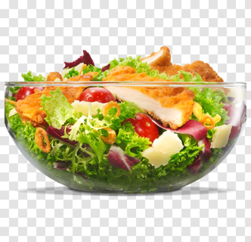 Caesar Salad Chicken Transparency - Fast Food - Transparent Background Transparent PNG