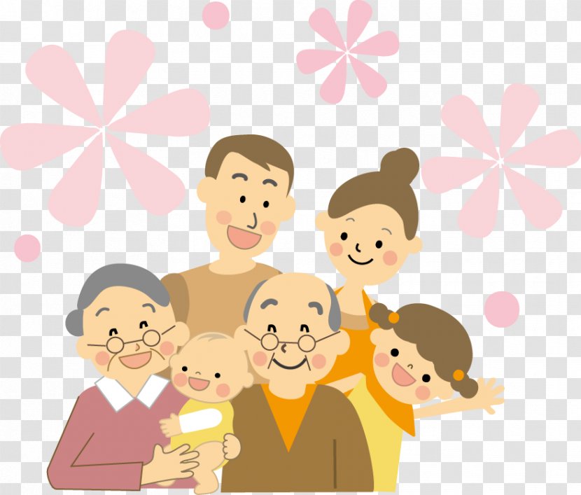 Old Age Child Family Kinship Caregiver - Silhouette Transparent PNG