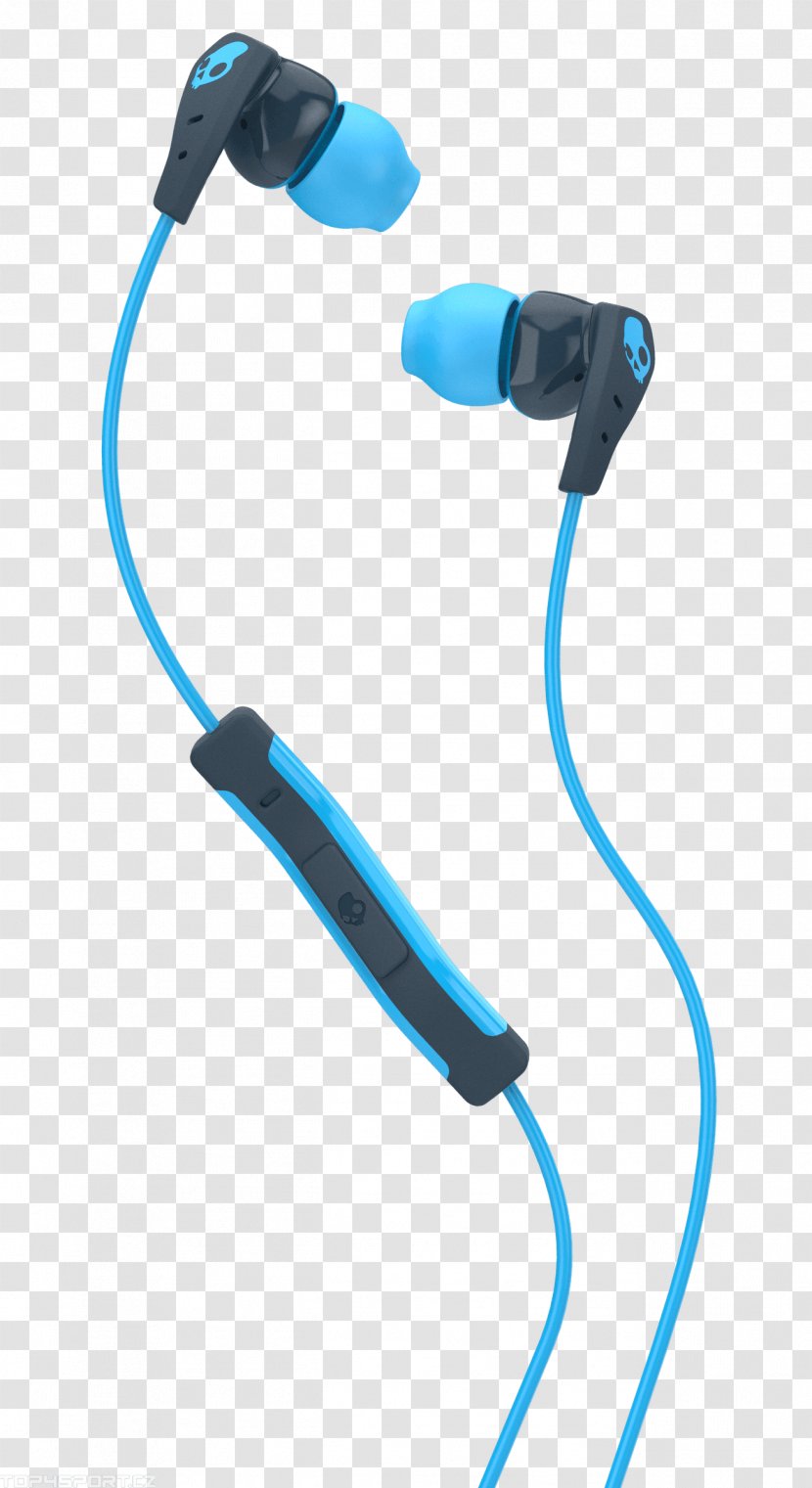 Skullcandy Method Sport Microphone Headphones SKULLCANDY Headphone Wireless In-Ear Mic Mint/Black - Blue Transparent PNG
