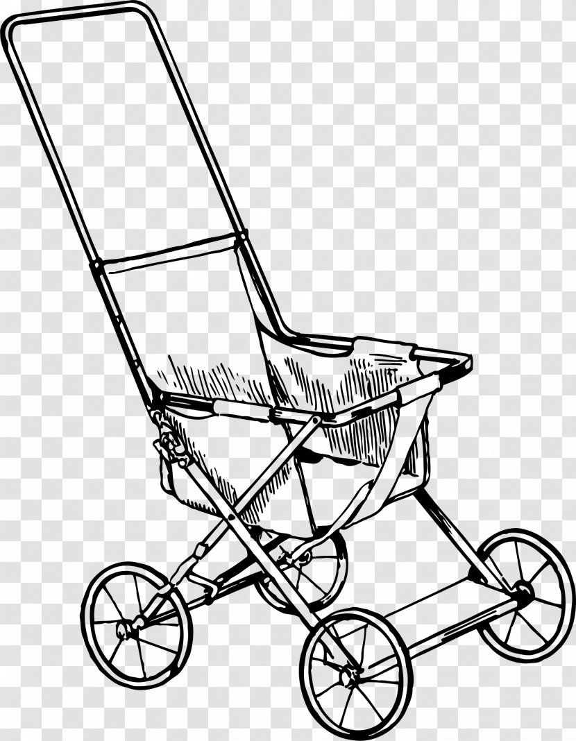 Baby Transport Drawing Clip Art - Area - Stroller Transparent PNG