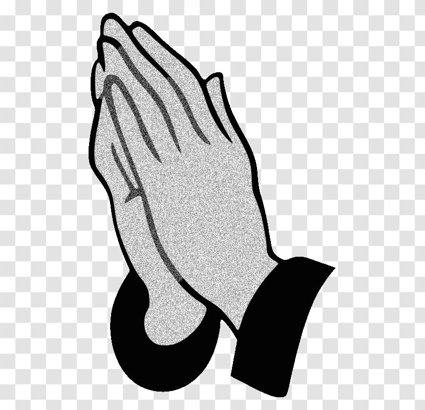Praying Hands Clip Art Image Vector Graphics Drawing - God - Hand Transparent PNG