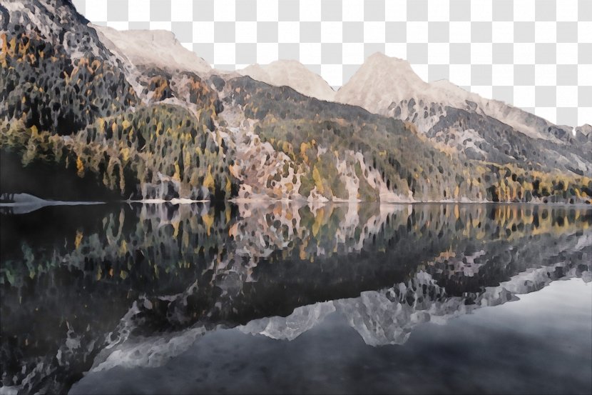 Nature Mountainous Landforms Mountain Water Range - Fjord - Lake Transparent PNG