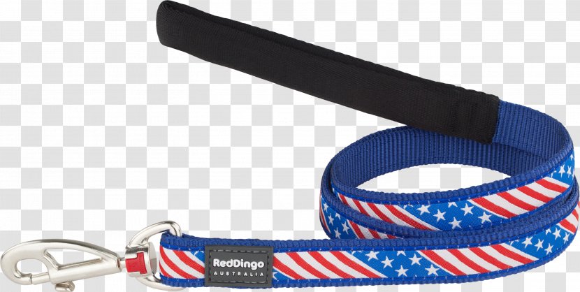 Red Dingo Laisse Pour Chien à Rayures Leash Dog HardWare.fr Blue - Cartoon - Pacific Stars Stripes Transparent PNG