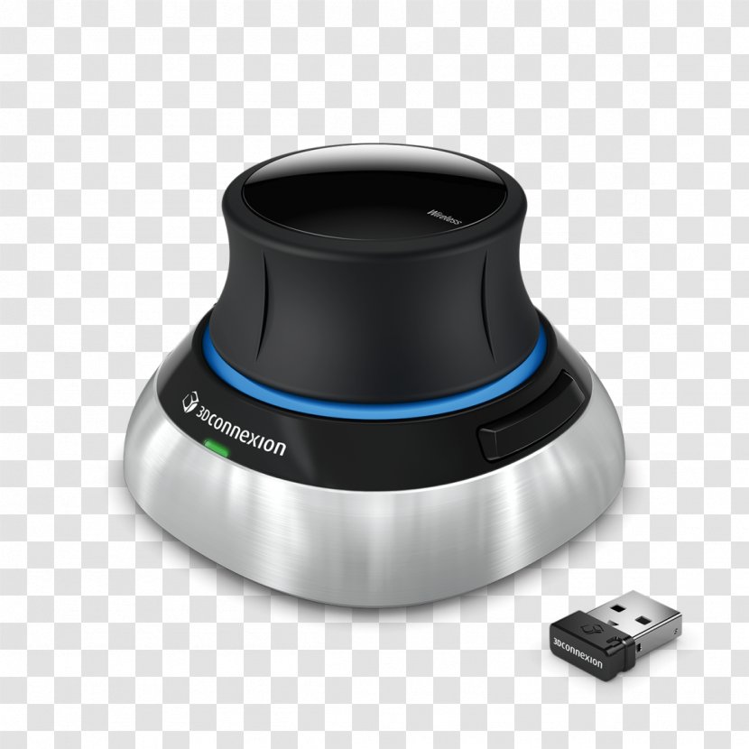 Computer Mouse 3Dconnexion Wireless USB 3D Graphics - Input Device - Griffin Transparent PNG