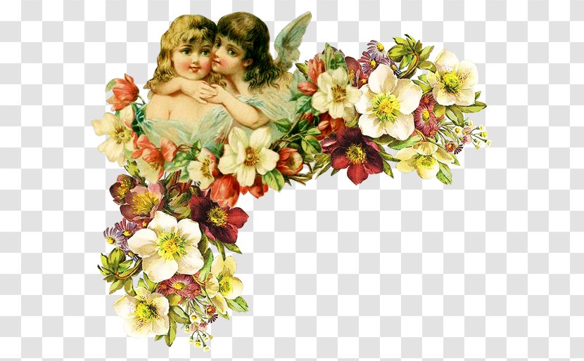 Angel Bokmärke Image Clip Art Victorian Era - Flower Transparent PNG
