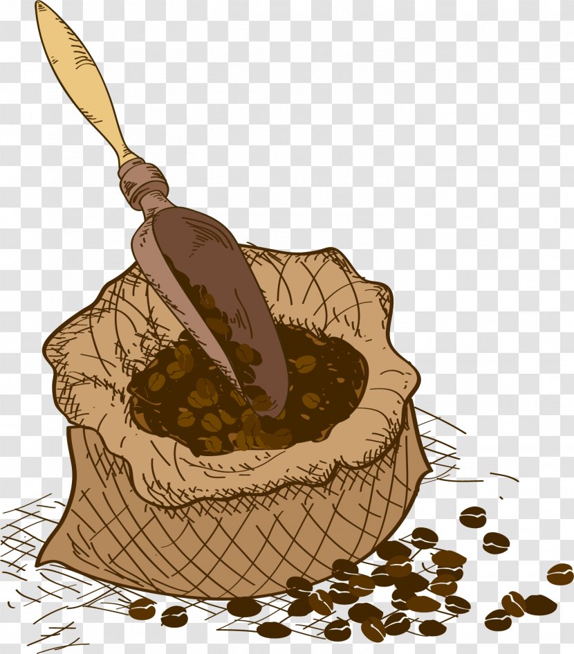 Coffee Bean Cafe - Brown Simple Beans Transparent PNG