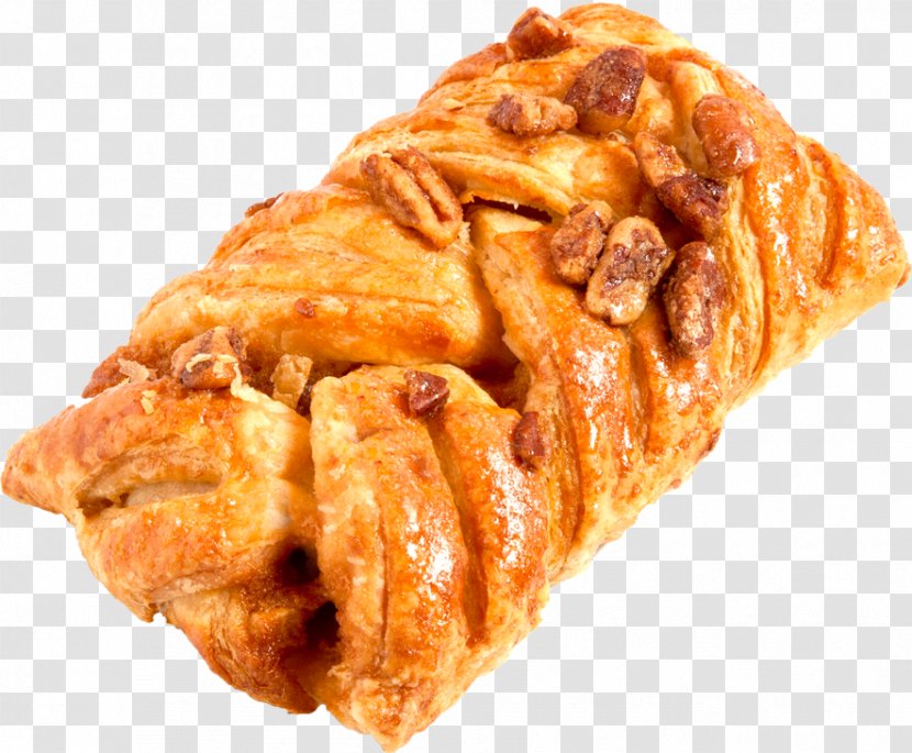 Danish Pastry Puff Croissant Pasty - Dish Transparent PNG