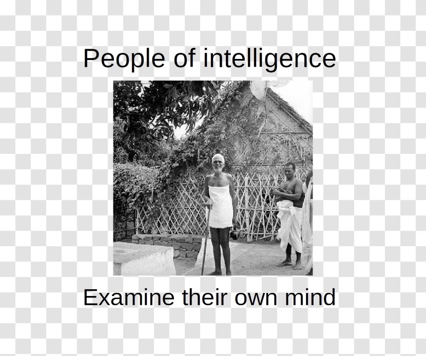 Intelligence Mind Human Behavior Sri Ramana Ashram Enlightenment - Text - Maharshi Transparent PNG
