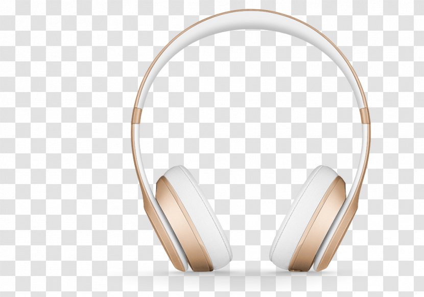 Beats Solo 2 Apple Solo³ Electronics Headphones Wireless - %c3%89couteur - Gold Transparent PNG