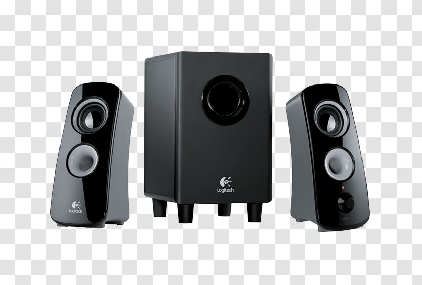Loudspeaker Logitech RCA Connector Phone Audio Power - Output Device - Speakers Transparent PNG