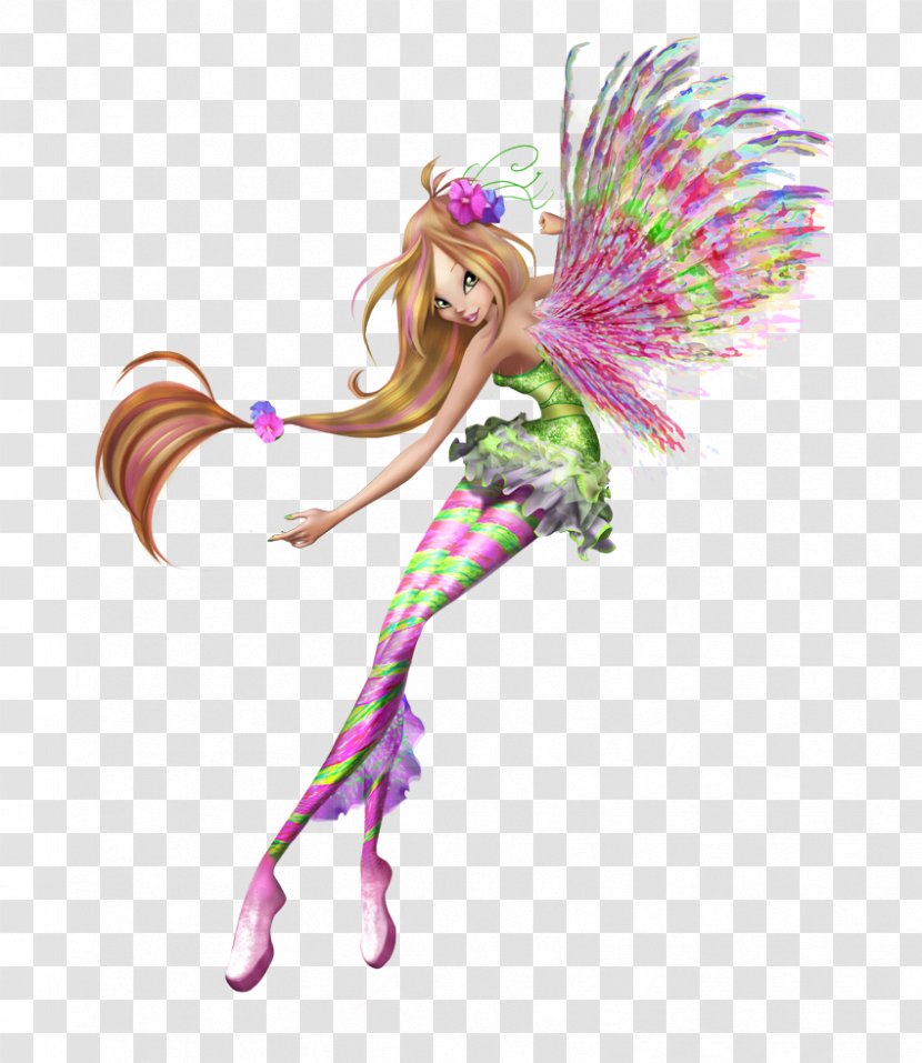 Flora Bloom Musa Tecna Aisha - Winx Club The Mystery Of Abyss - Barbie Transparent PNG