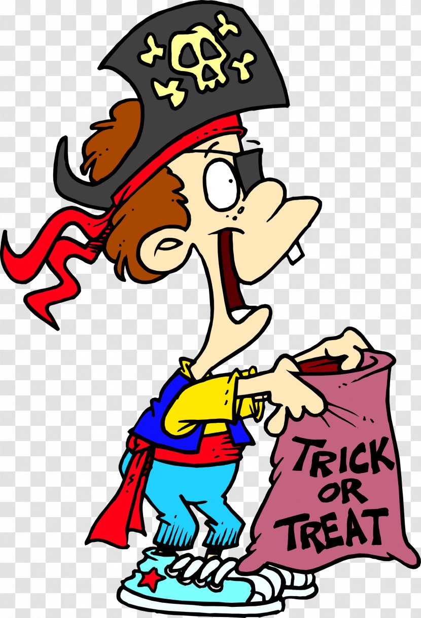 Trick-or-treating Cartoon Clip Art - Fiction - Trick Or Treat Transparent PNG