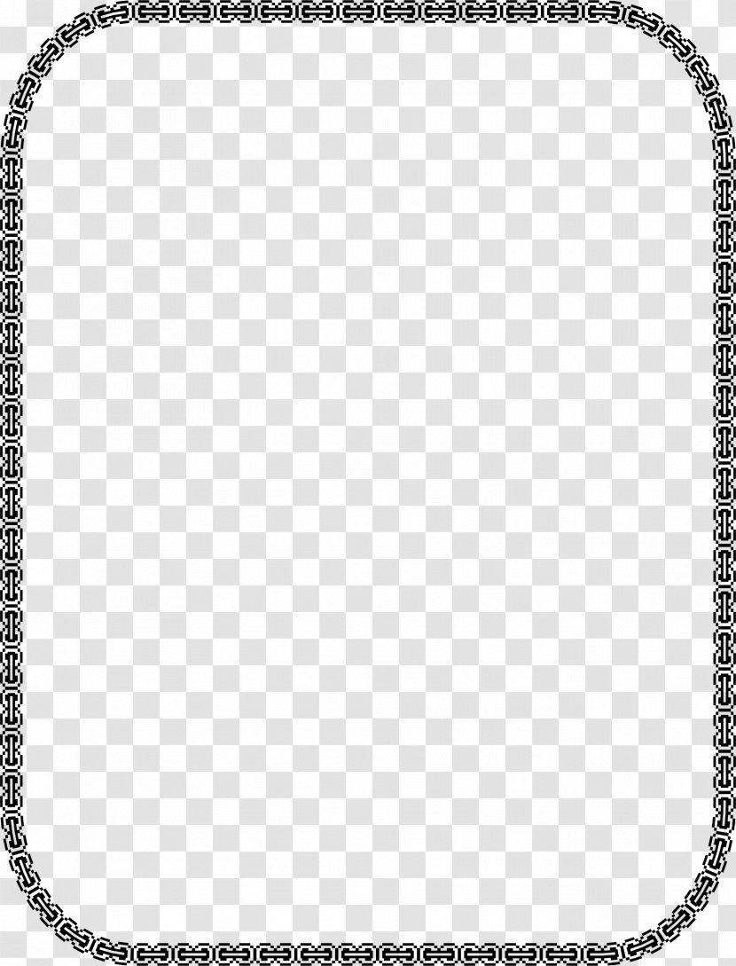 Raster Graphics Clip Art - Black And White - Chain Transparent PNG