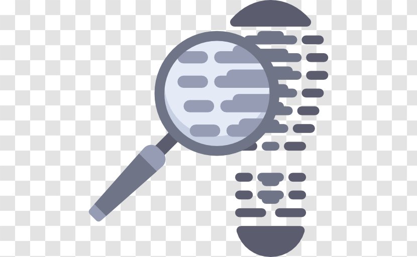 Magnifying Glass Footprint Icon - Foot - With A To Find Clues Transparent PNG