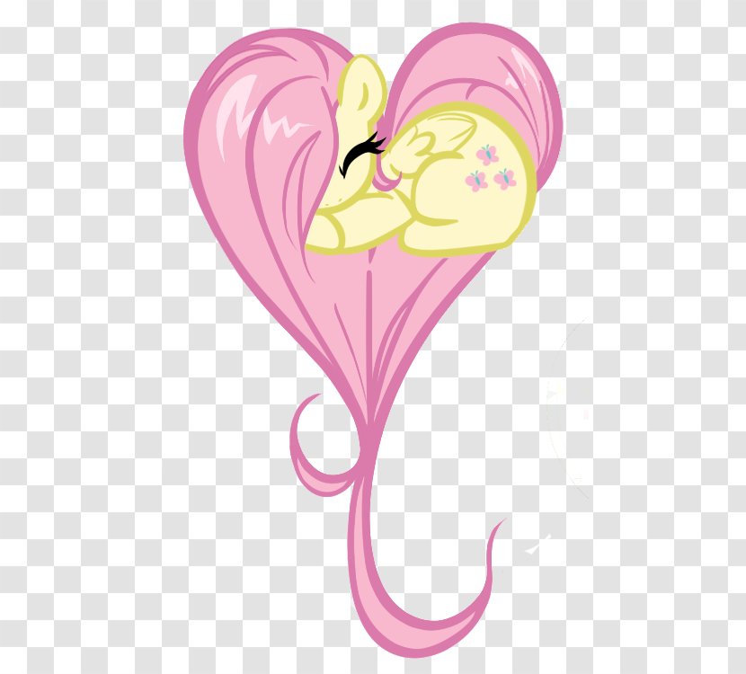 Pinkie Pie Pony Fluttershy Applejack Rainbow Dash - Heart - My Little Transparent PNG