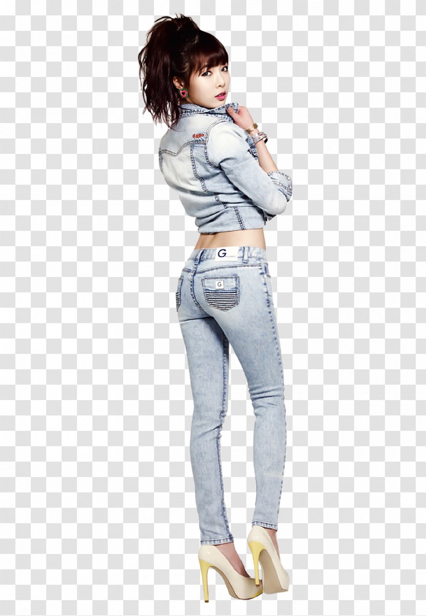 4Minute Female K-pop Korean Idol Musician - Tree - Jeans Transparent PNG