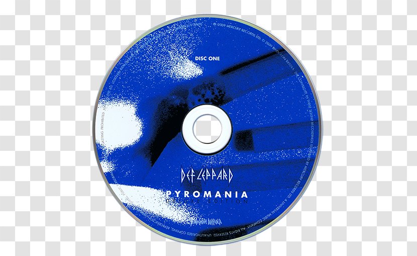 Compact Disc - Blue - Def Leppard Transparent PNG