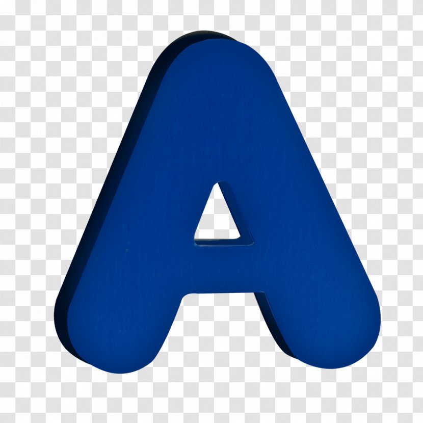Blue 3D Computer Graphics Letter - Letters Transparent PNG
