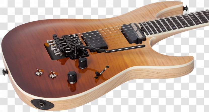 Schecter C-1 Hellraiser FR Guitar Research Floyd Rose - Plucked String Instruments Transparent PNG