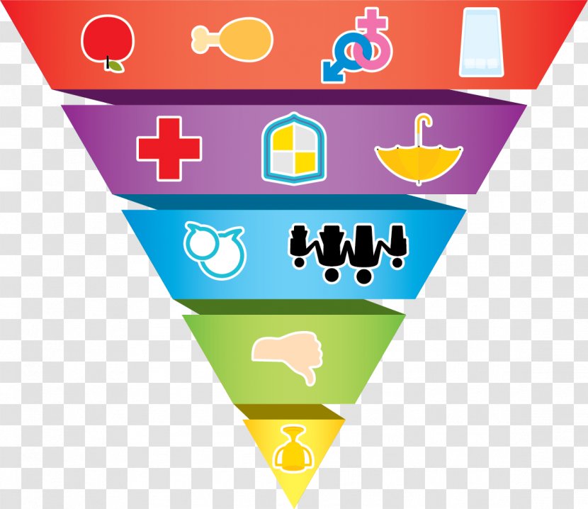 Healthy Eating Pyramid Line - Color Health Transparent PNG