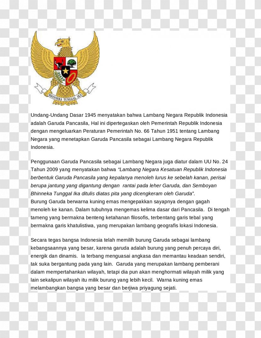 Paper National Emblem Of Indonesia Insect Pancasila - Pollinator Transparent PNG