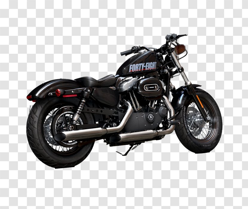 Exhaust System Harley-Davidson Sportster Motorcycle Softail - Harleydavidson Street Glide Transparent PNG