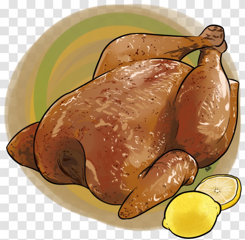 Roast Chicken Rotisserie Food Transparent PNG