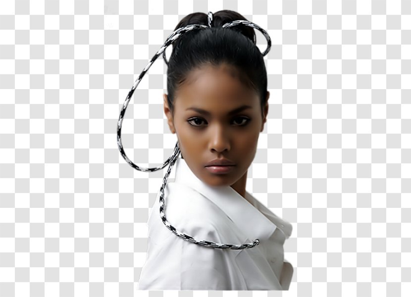 Black And White Woman Image - Tree Transparent PNG