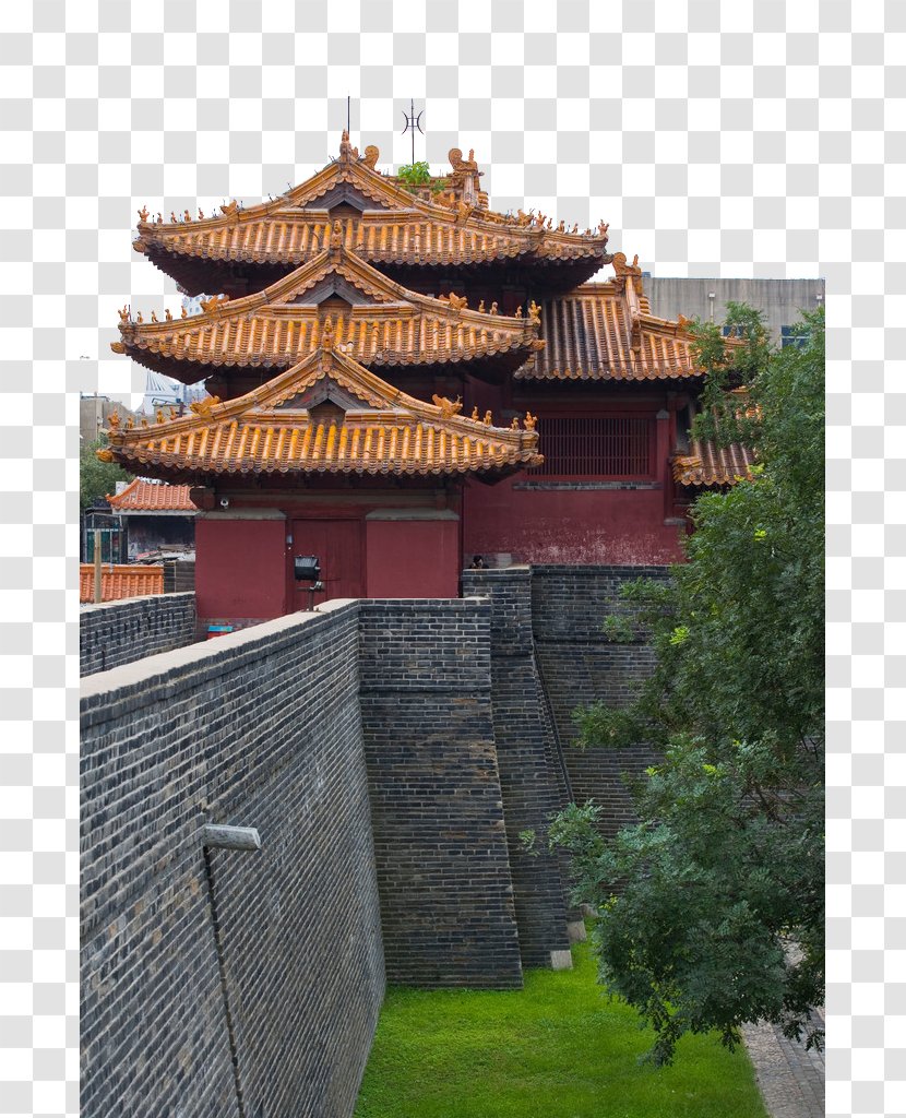 Daimiao Temple Residential District Of Confucius, Qufu And Cemetery Confucius The Kong Family Mansion In - Tai'an Building Plans Transparent PNG