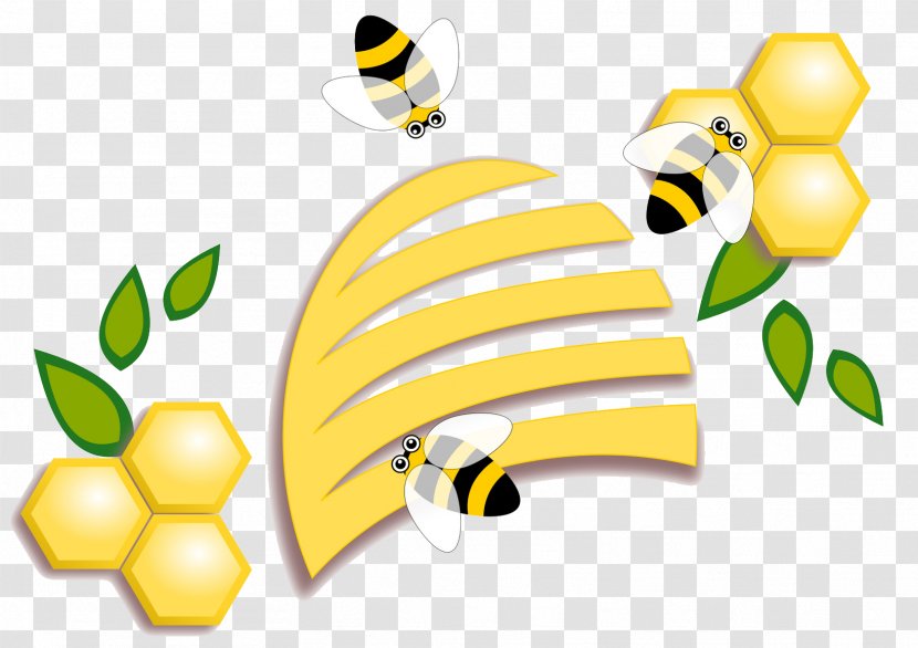 Honey Bee Royal Jelly Worker - Honeydew - Beehive Transparent PNG