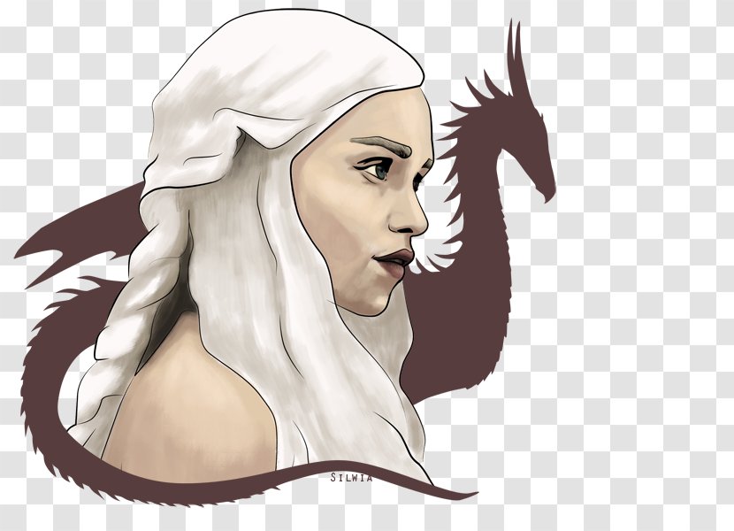 Daenerys Targaryen Nose Legendary Creature Cartoon - Art Transparent PNG