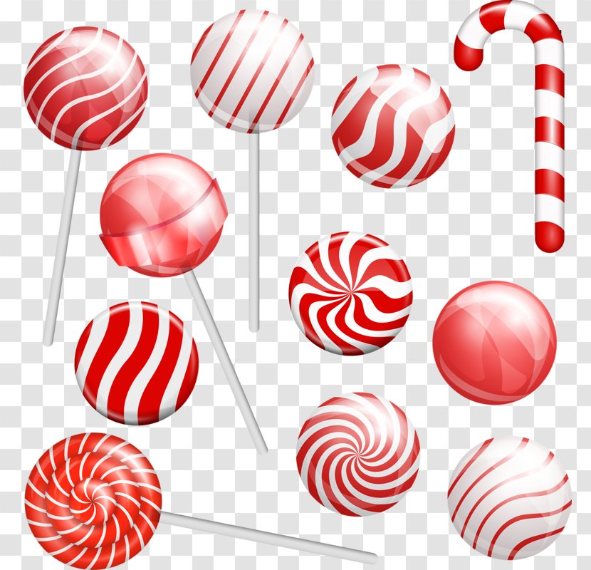 Polkagris Lollipop Candy Cane Cotton - Dessert Transparent PNG
