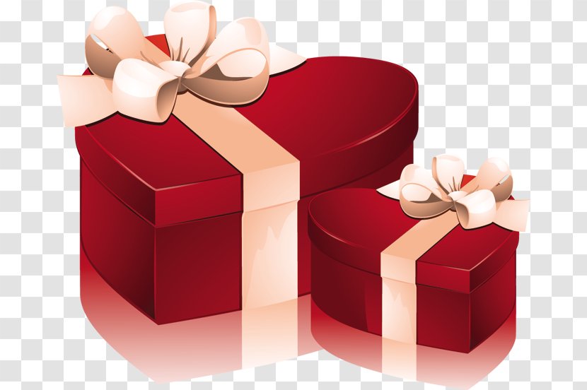 Valentine's Day Gift Decorative Box Heart - Hediye Transparent PNG