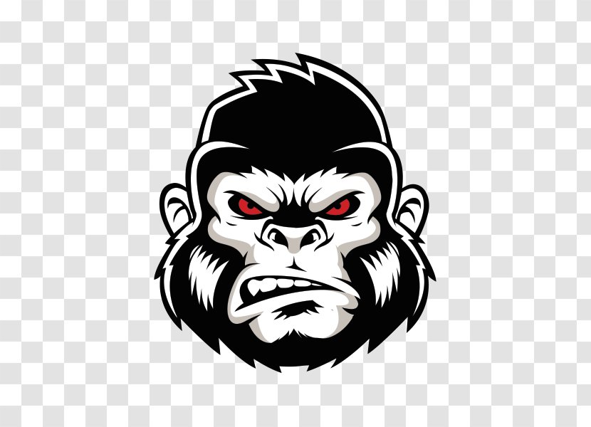 Gorilla Logo - Fictional Character Transparent PNG