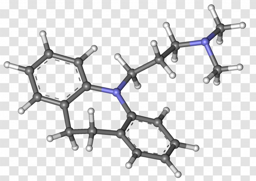 Molecule Coordination Complex Chemistry Chemical Bond Hydrogen - Silhouette - Imipramine Transparent PNG