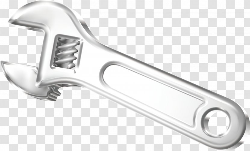 Stainless Steel Euclidean Vector Wrench Metal - Key Transparent PNG