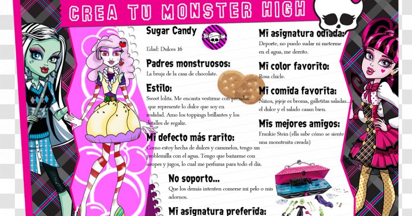Graphic Design Monster High Mattel - Advertising Transparent PNG