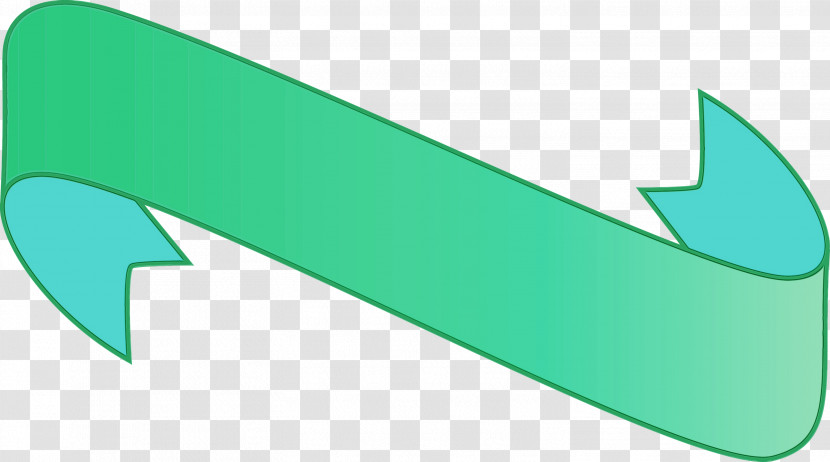 Green Aqua Line Wing Transparent PNG