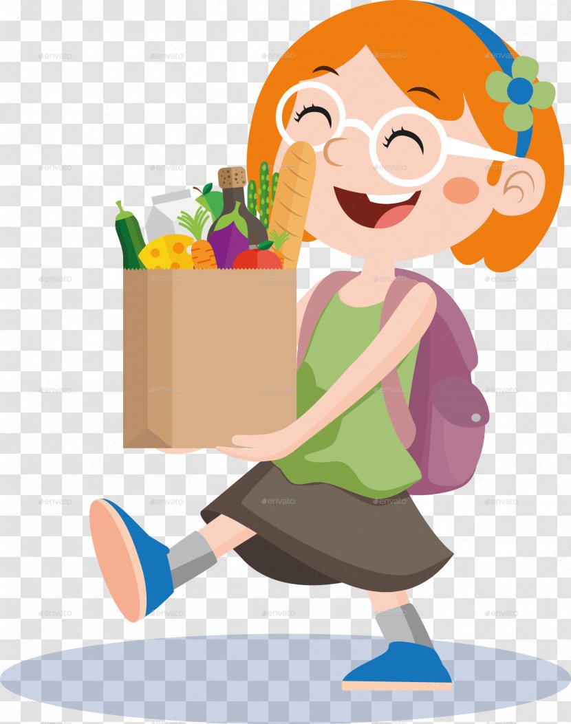 Shopping Royalty-free Clip Art - Watercolor - Kids Cartoon Transparent PNG