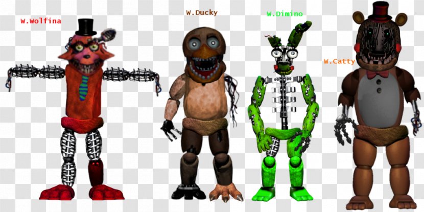 Concept Art Five Nights At Freddy's Animatronics Action & Toy Figures - Animal Transparent PNG