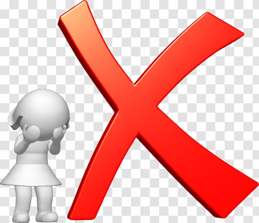 Check Mark X Cross Clip Art - Symbol - Wrong Transparent PNG