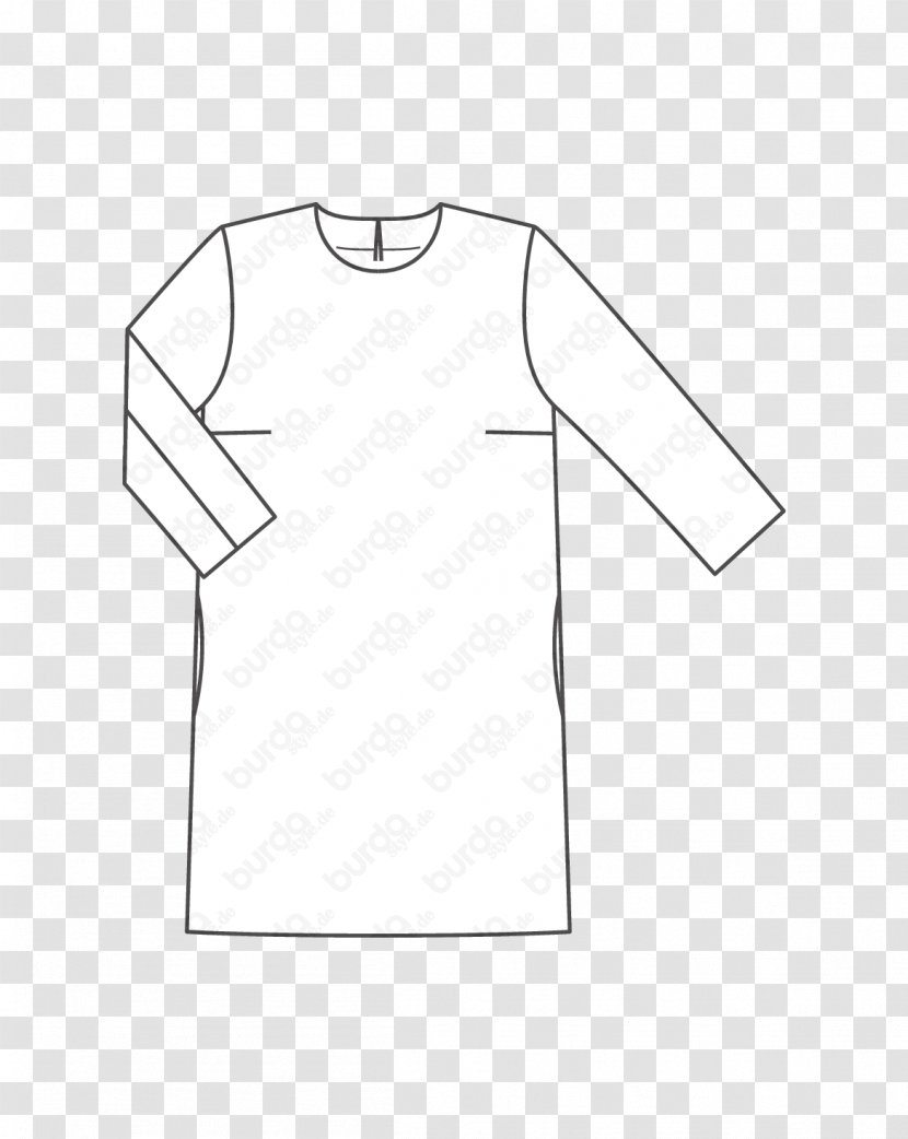 Long-sleeved T-shirt Shoulder Collar - Sleeve - Chiffon Transparent PNG