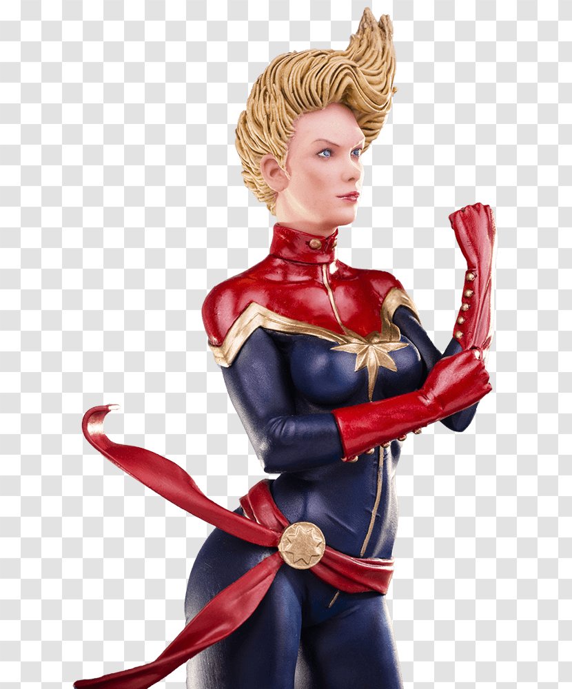 Carol Danvers Captain Marvel Superhero Comics Figurine - Action Figure Transparent PNG